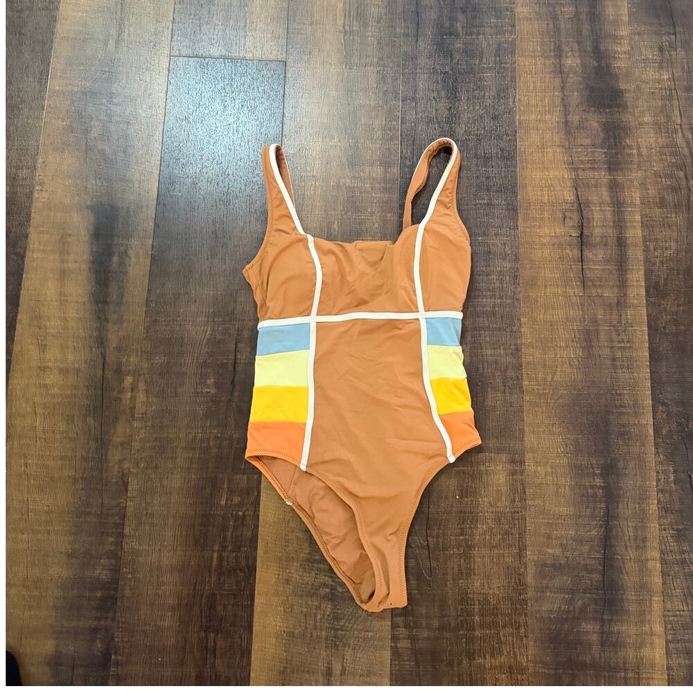 Rip Curl Rainbow Side Panel One Piece Swimsuit Size Small - Picture 2 of 8